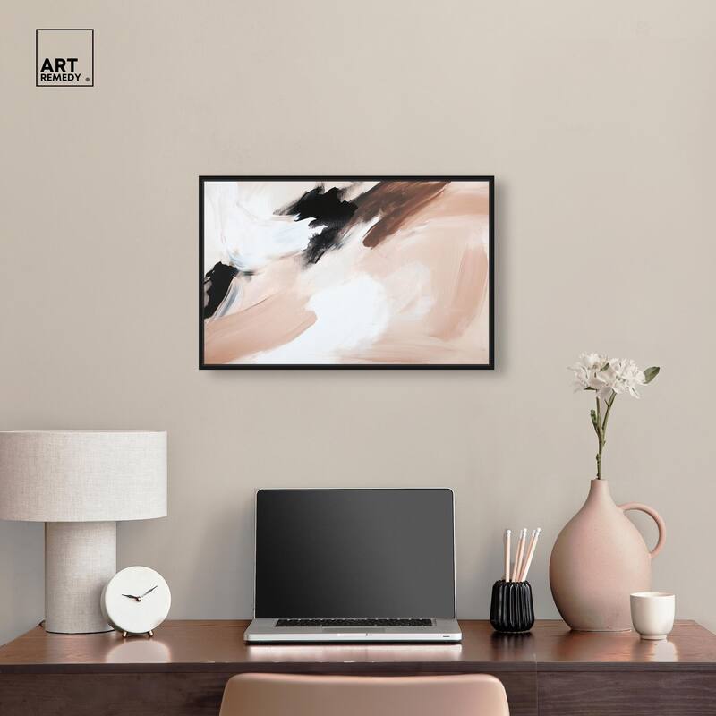 Swirls of Cream II Canvas by Art Remedy