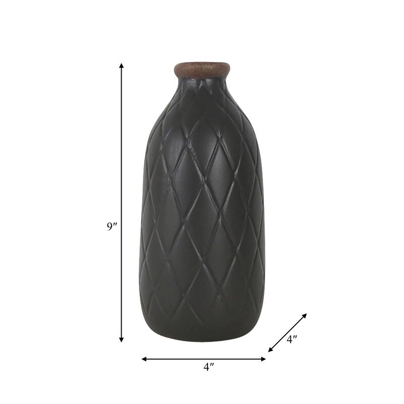 Sagebrook Home Neutral Ceramic Vase