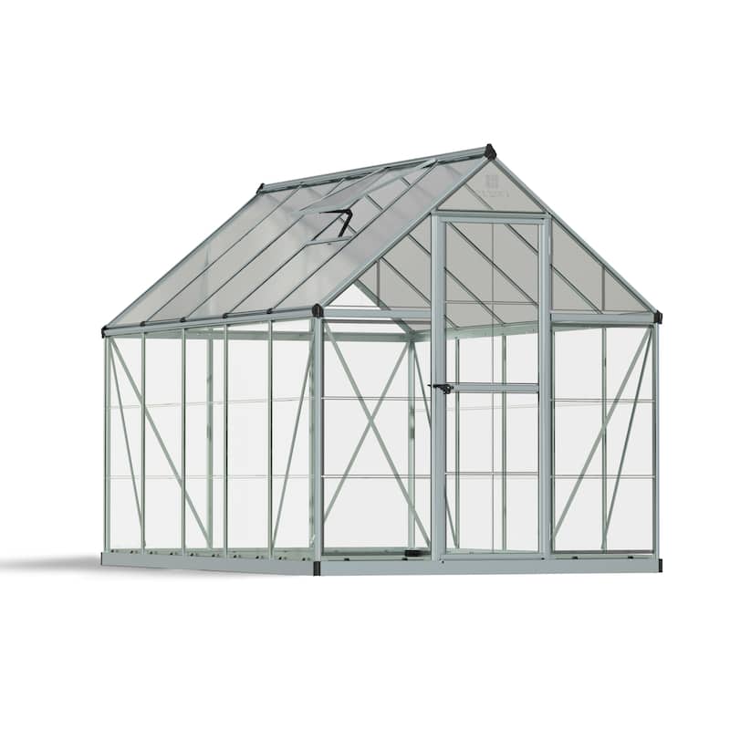 Hybrid 6 ft. Silver/Clear DIY Greenhouse Kit