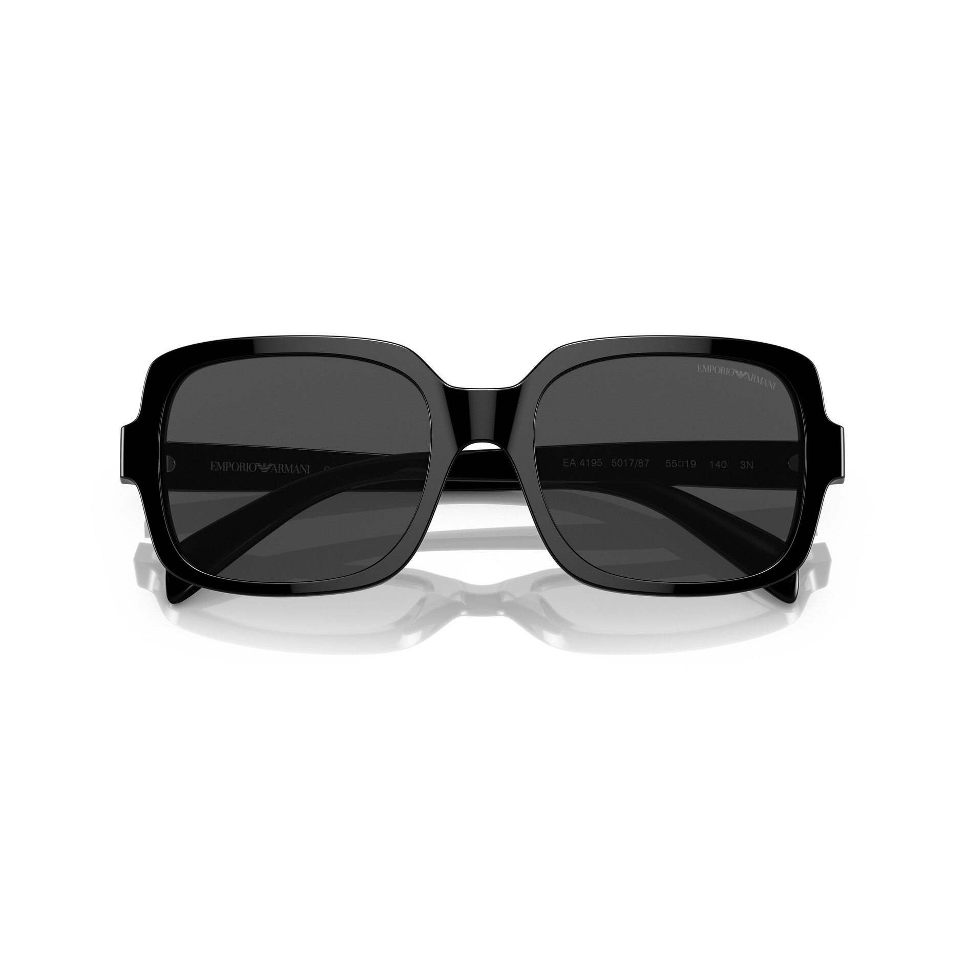 Emporio Armani 0EA4195 501787 Square Shiny black Sunglasses Emporio Armani EA4222U 5017/87 Sunglasses - US main image 4