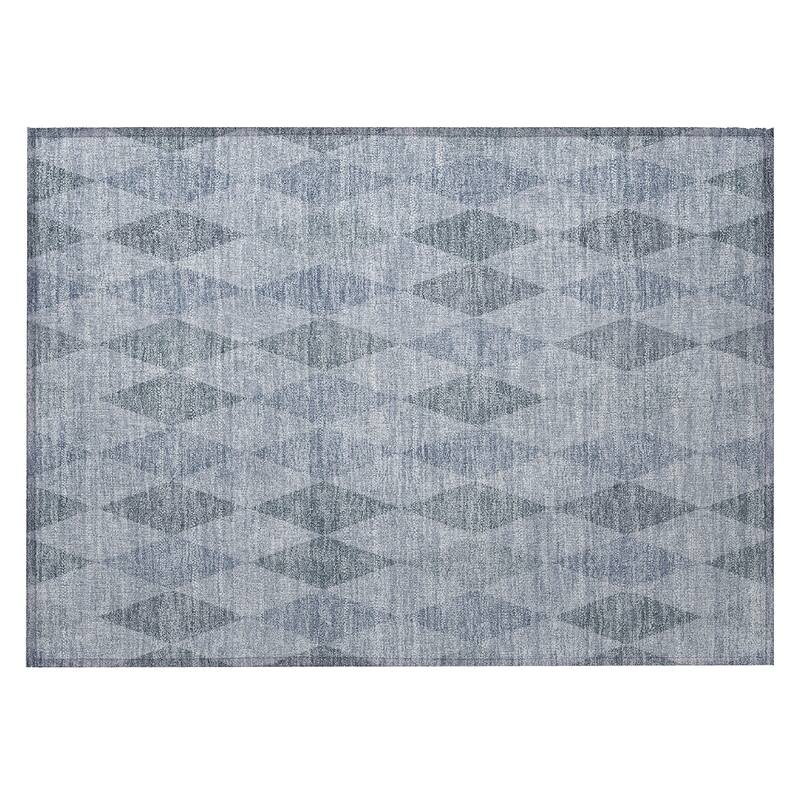 Altolo Modern Geometric Weather Resistant Blended Style Outdoor Rug