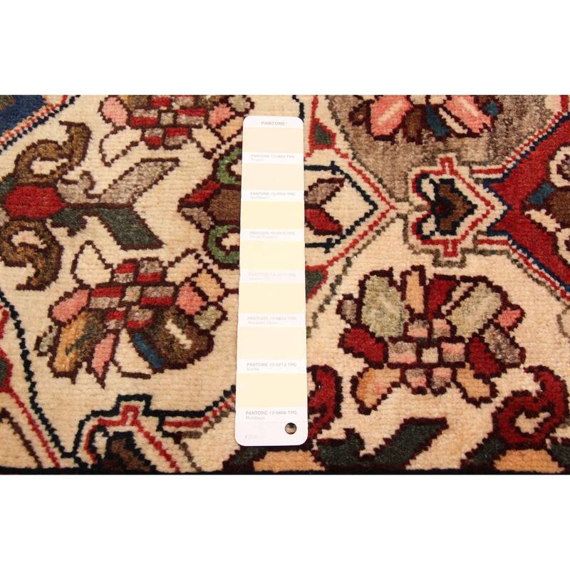 ECARPETGALLERY Hand-knotted Kayseri Vintage Cream Wool Rug - 5'4 x 10'4