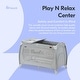 preview thumbnail 2 of 6, hauck Play N Relax Center Portable Baby Playard Crib w/ Travel Bag, Quilted Grey - 22