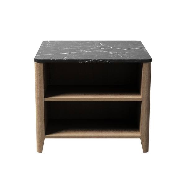 tobacco brown end table Warm Shaker Nightstand decorative pieces Abigail End Table - Tobacco