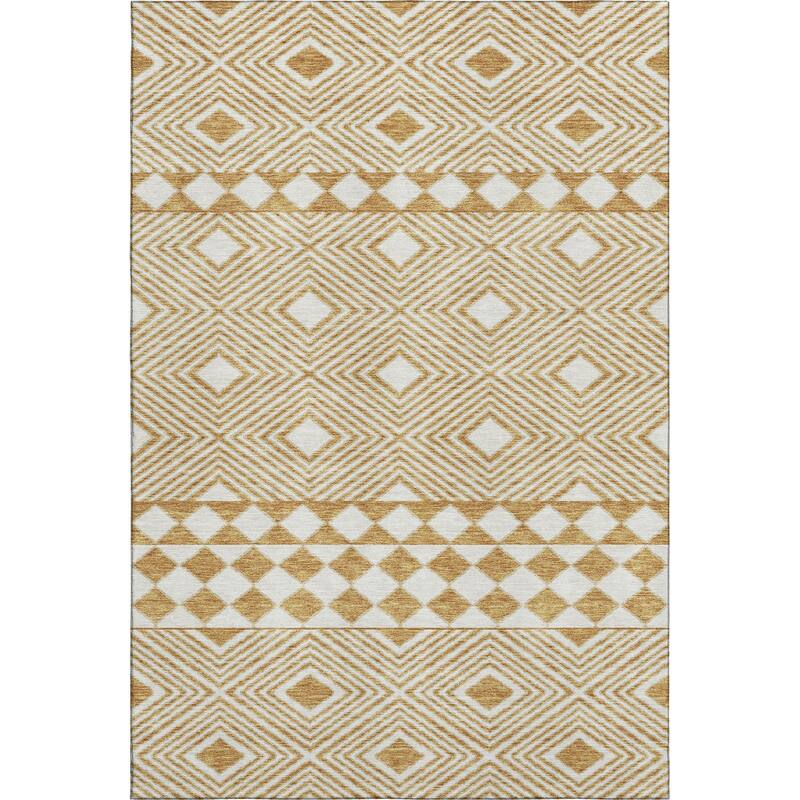 Premium Washable Super Soft Geo Prints Mayfield Rug