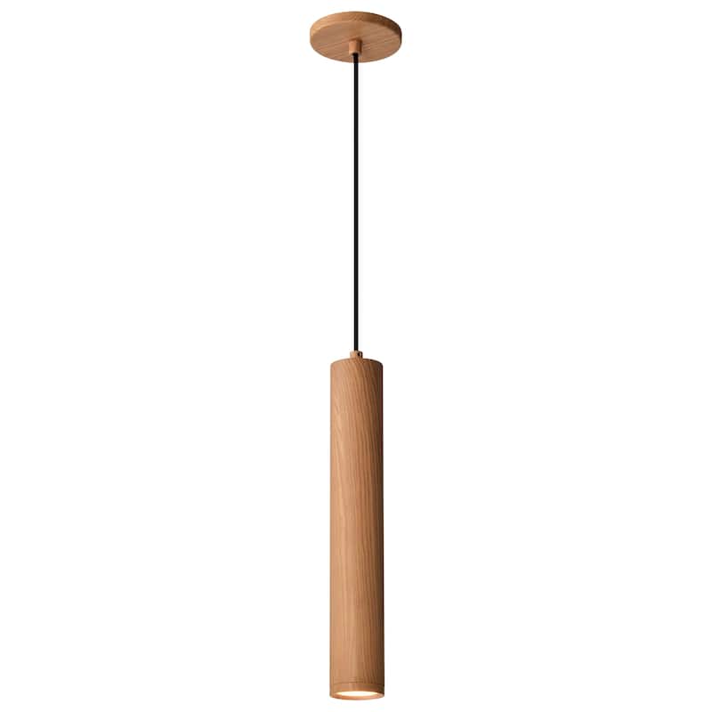 Century 12 Watt 16" LED Pendant Ash Wood Finish - Ash Wood