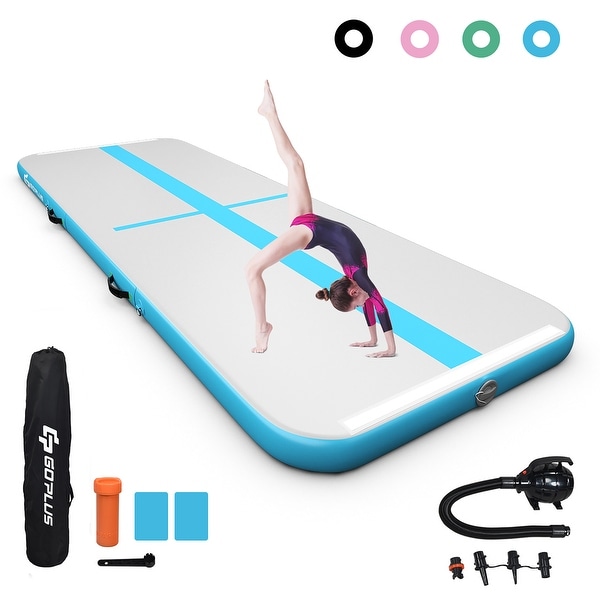 Goplus 10FT Air Track Inflatable Gymnastics Tumbling Mat w Pump See Details On Sale Bed Bath Beyond 37500710