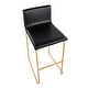 preview thumbnail 33 of 71, Silver Orchid Mara Upholstered Bar Stool - Set of 2