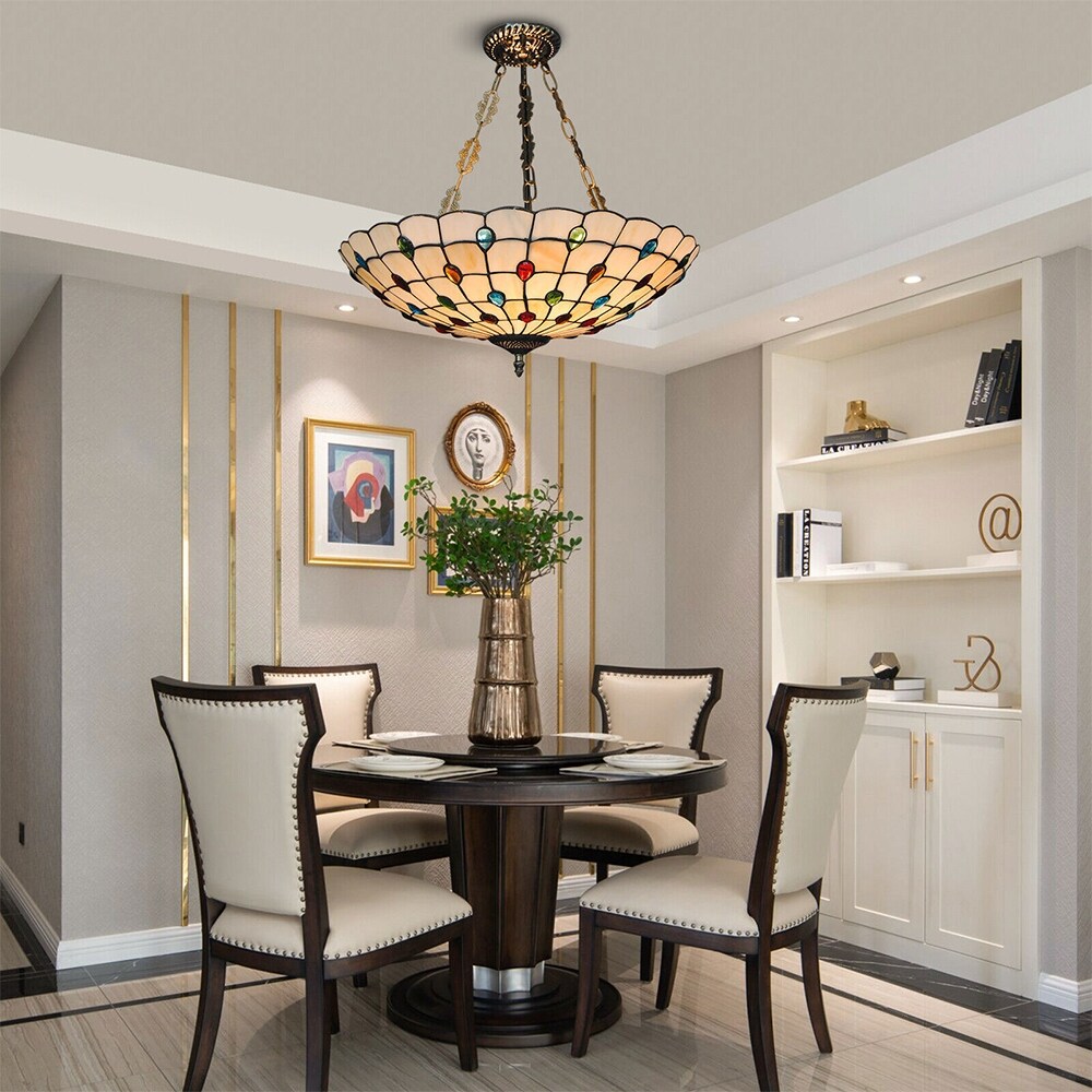 Tiffany style dining room chandelier on sale