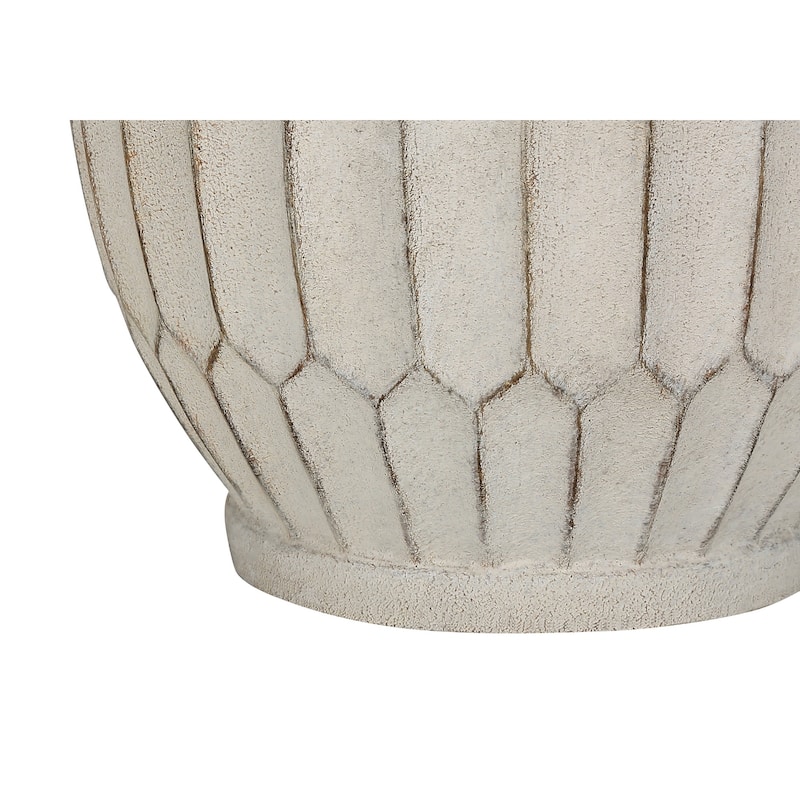 Lighting, 24"h, Table Lamp, Cream Resin, Ivory / Cream Shade, Transitional