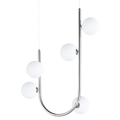 Studio M SM24905 Contour 5 Light 22" Wide LED Abstract Pendant by Nina