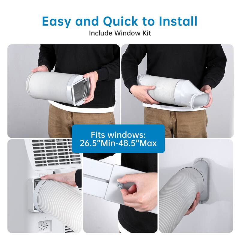 14000 BTU Portable Air Conditioner, Portable AC Unit with Remote