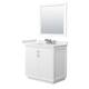 Option White / White Quartz Top / Brushed Nickel Hardware