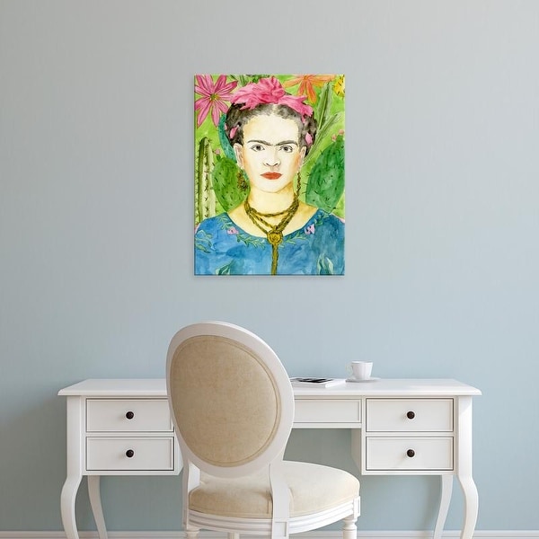Easy Art Prints Melissa Wang's 'Frida Kahlo II' Premium Canvas Art