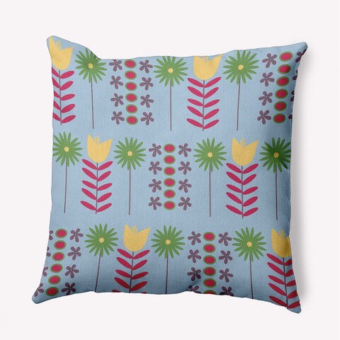 Daisy May's Garden Polyester Indoor/Outdoor Pillow