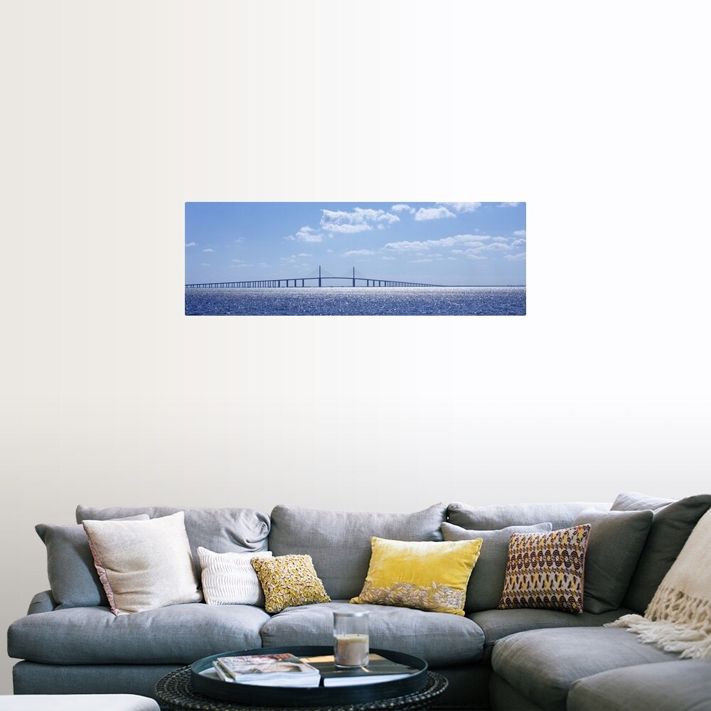 Shop Bridge Across A Bay Sunshine Skyway Bridge Tampa Bay