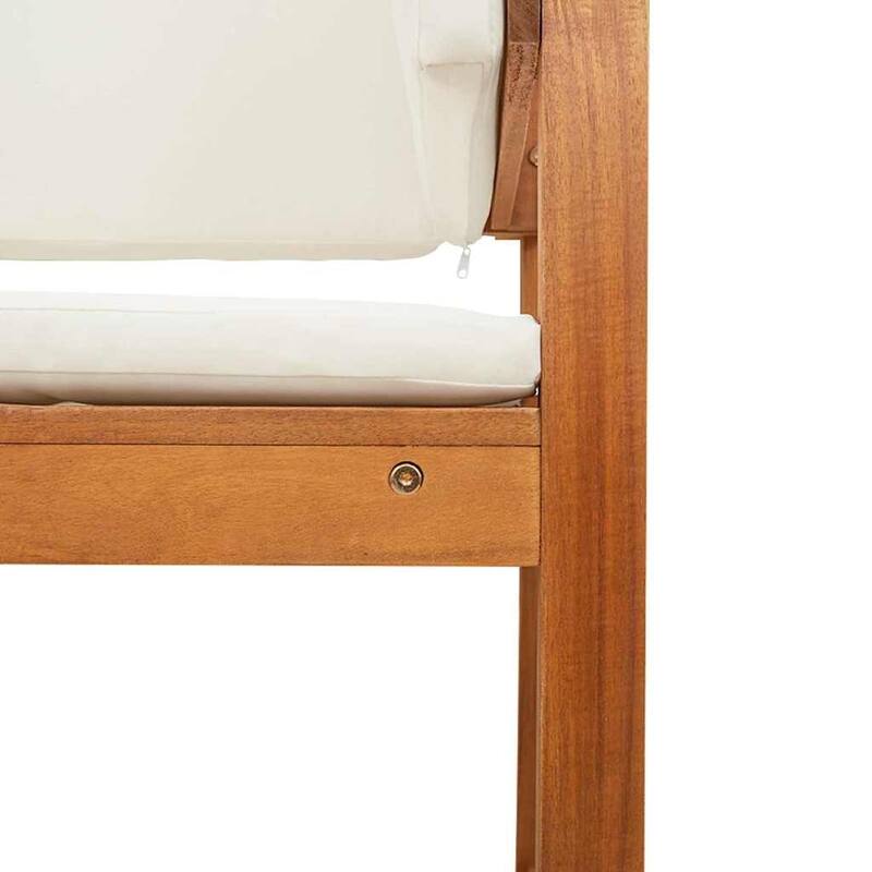 vidaXL Garden Chair 50 x 50 x 91cm Solid Acacia wood - 19.7 x 19.7 x 35.8