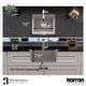 preview thumbnail 10 of 38, Karran Drop-in or Undermount Quartz Single Bowl Kitchen Sink