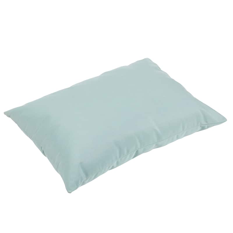 Sorra Home Sunbrella Outdoor Knife Edge Floor Pillow Single - Canvas Spa