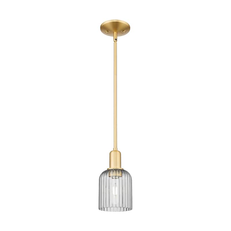 Innovations Lighting Downtown Urban - Bridal Veil - 1 Light 5" Stem Hung Mini Pendant