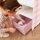 preview thumbnail 6 of 6, Olivia's Little World Wooden Baby Doll Crib & Cabinet - Pink