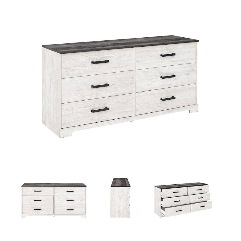 Signature Design by Ashley Shawburn Contrasting Woodgrain Chest of Drawers