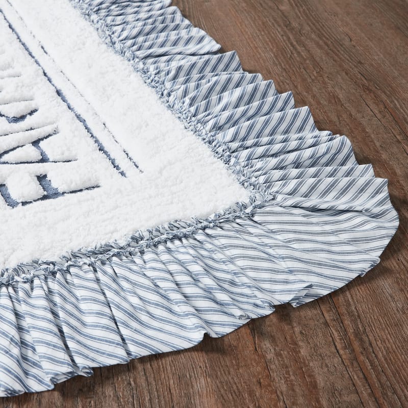 Sawyer Mill Blue Farmhouse Bathmat 27x48