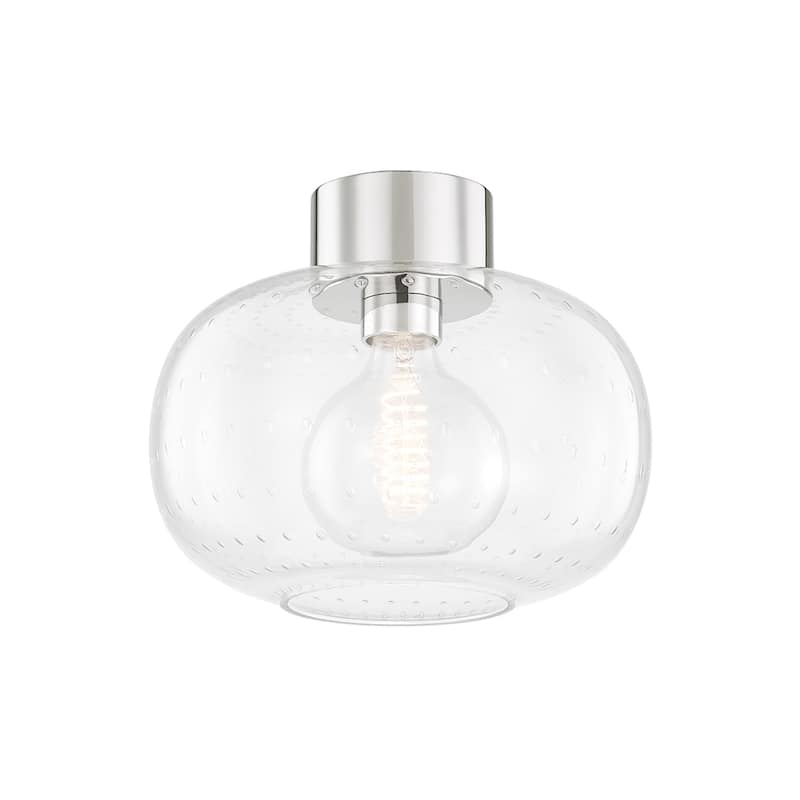 Carson Carrington Vantholmen 1-light Flush Mount - Polished Nickel