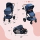 preview thumbnail 6 of 6, 2-in-1 Convertible Baby Stroller Foldable Infant Pushchair