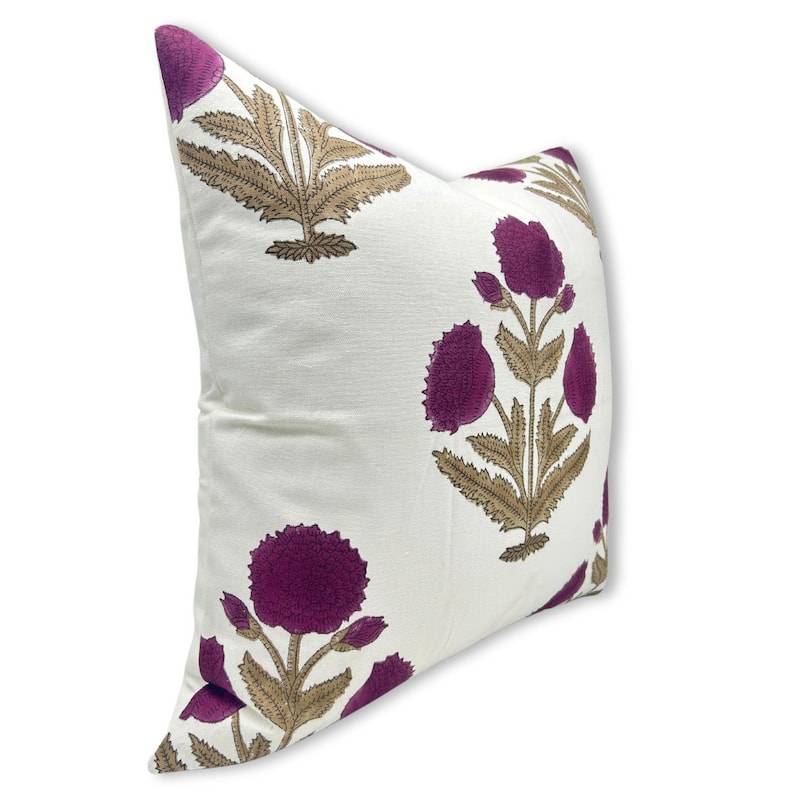 Fabdivine Cotton Bohemian Block print pillow Cover