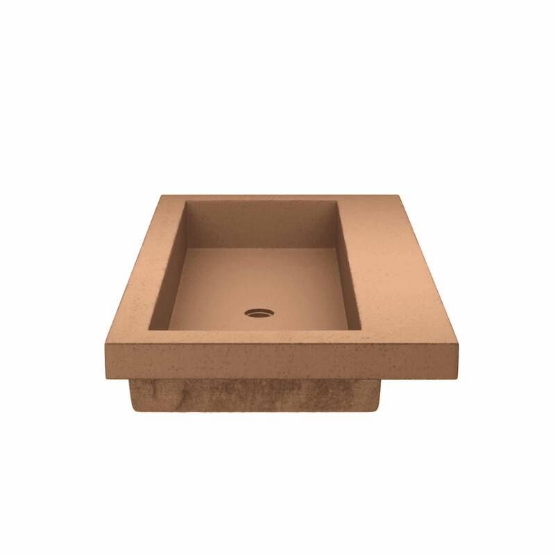 Native Trails Trough 36" Rectangular NativeStone Drop In Bathroom Sink