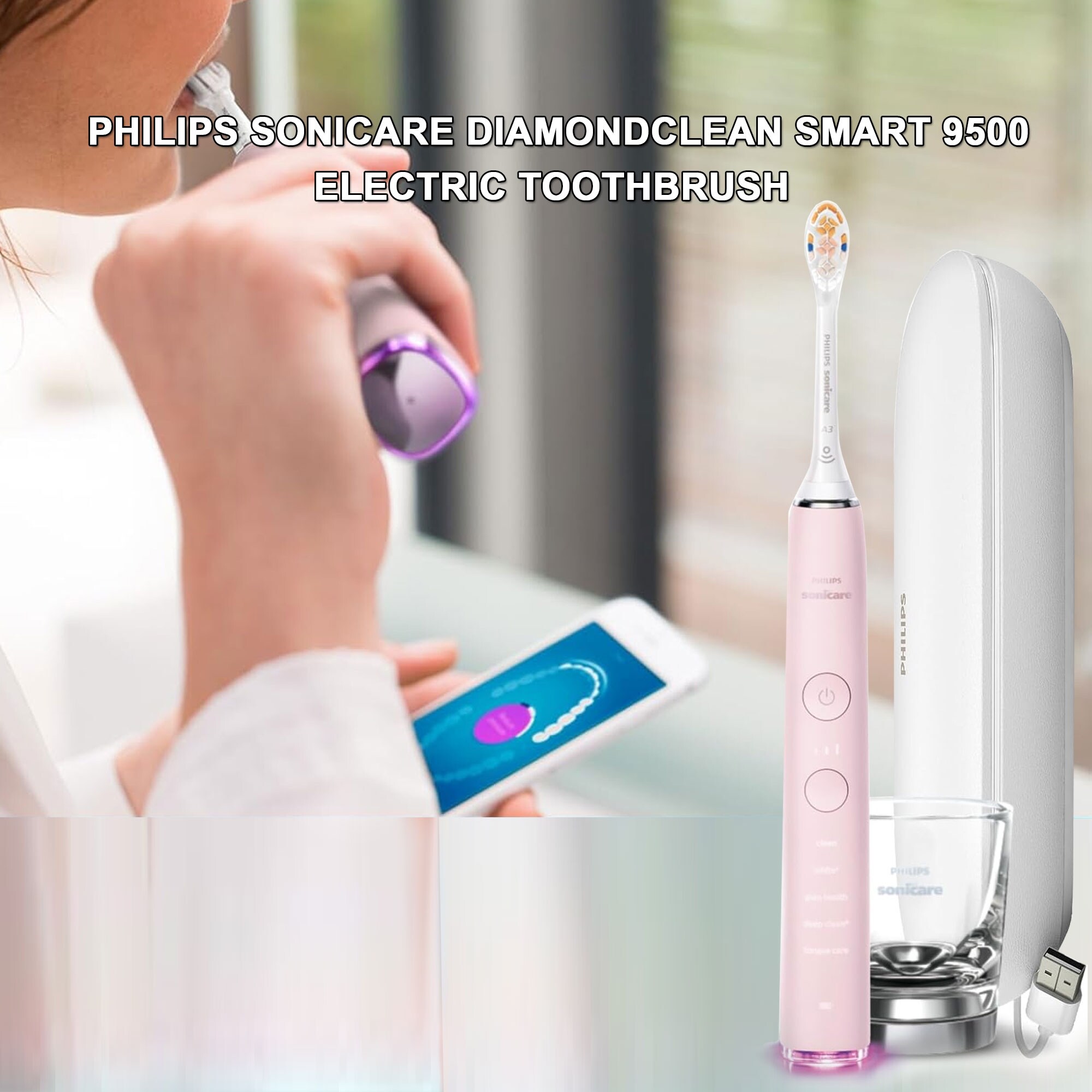 【未開封】PHILIPS Sonicare DiamondClean Smart Amazon.com: Philips Sonicare DiamondClean Smart 9500
