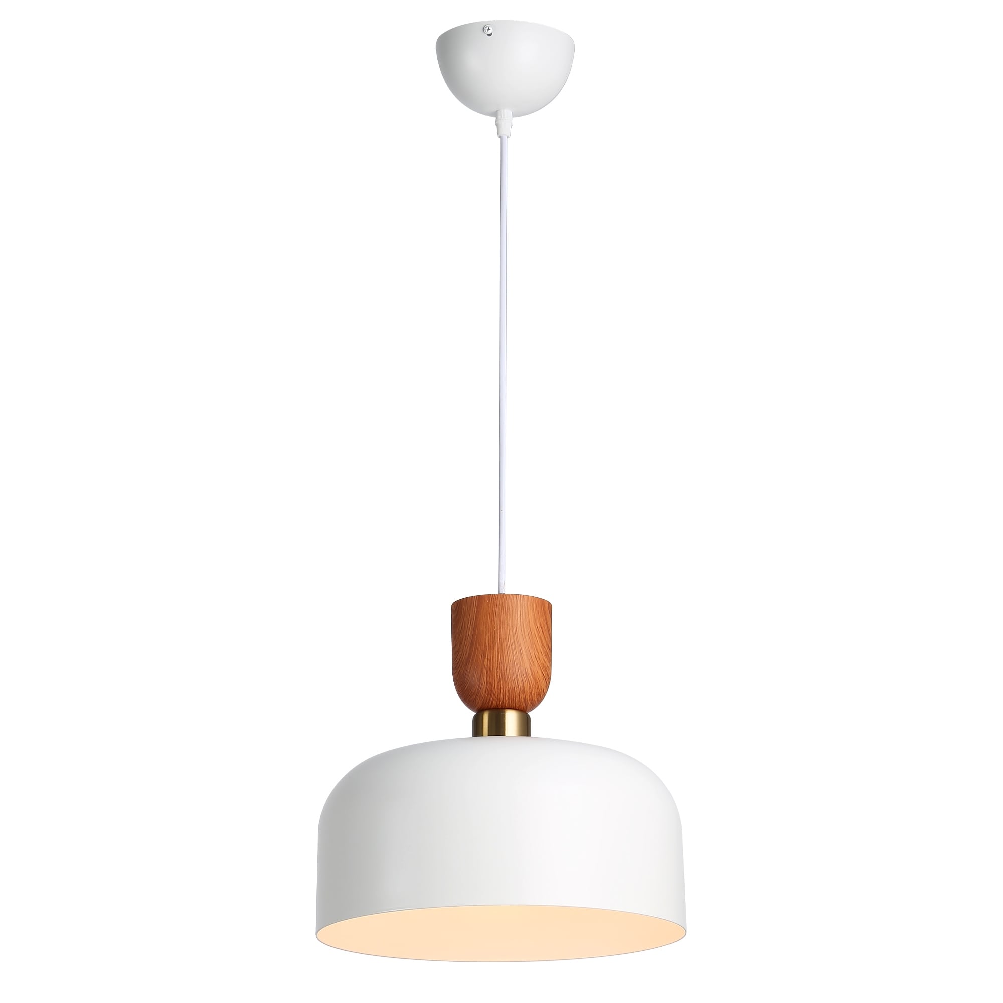 Large white lampshade ceiling on sale
