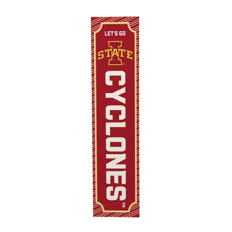 47" Double Sided Seasonal Porch Leaner, Iowa State University - 47" x 11.25"