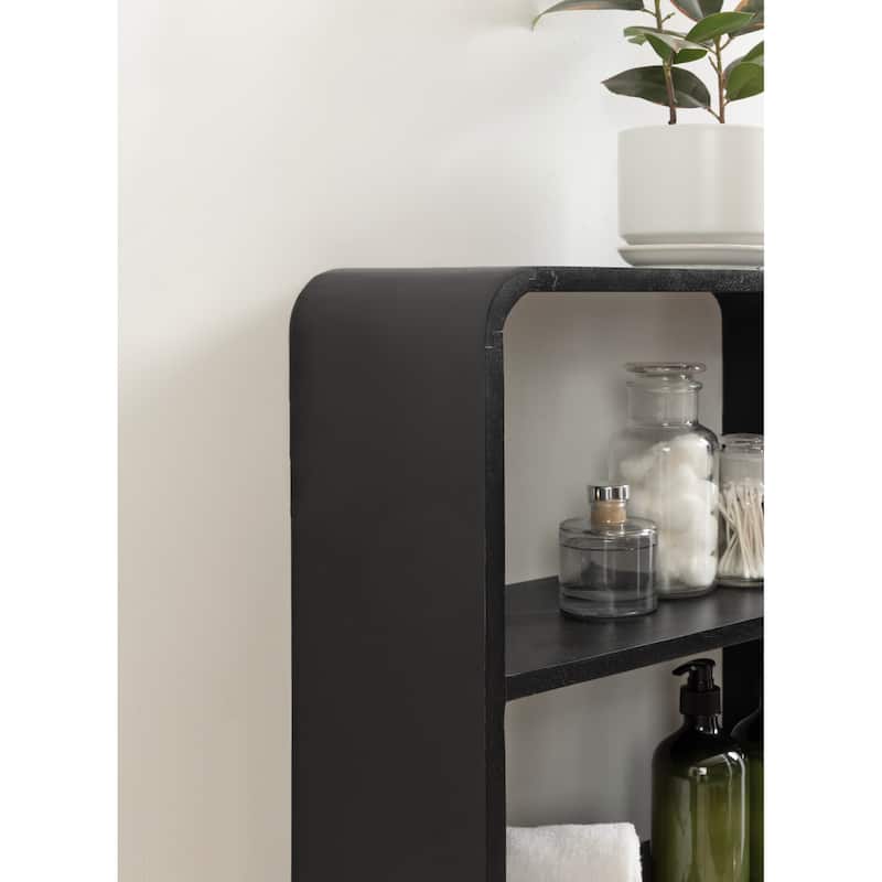 Kate and Laurel Kato Wall Shelf with Drawer