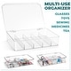 preview thumbnail 6 of 5, Sorbus Sunglasses Organizer - 2 Pack Stackable Eyeglass Storage Case