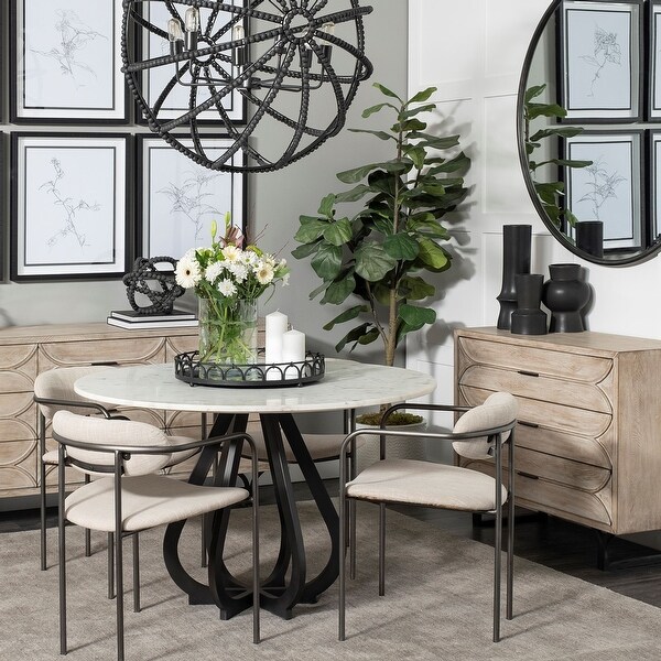 Round mirror serving tray discount