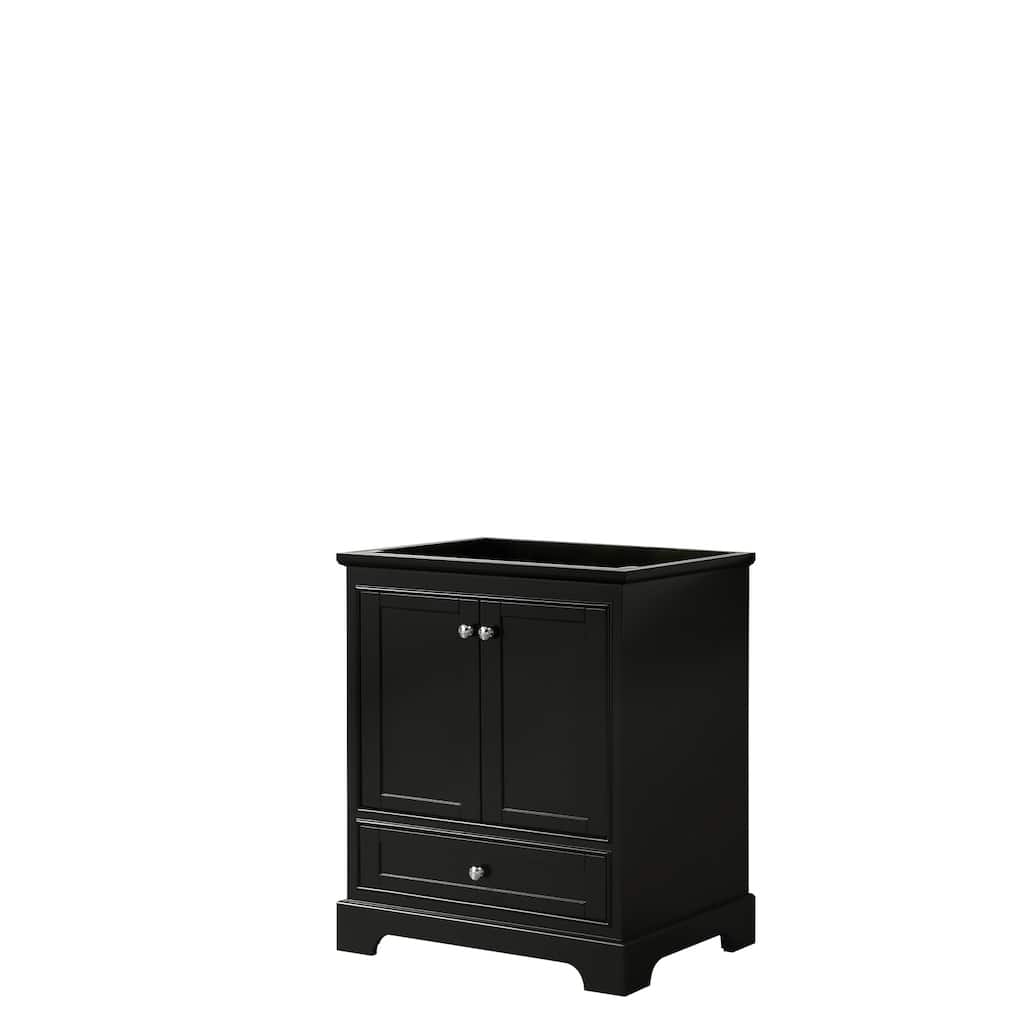 Deborah 30-inch Dark Espresso Single Vanity Cabinet, No Mirror
