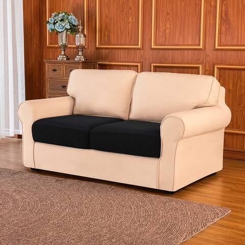 Subrtex Stretch Separate Sofa Cushion Slipcovers (1/2/3 PCS)