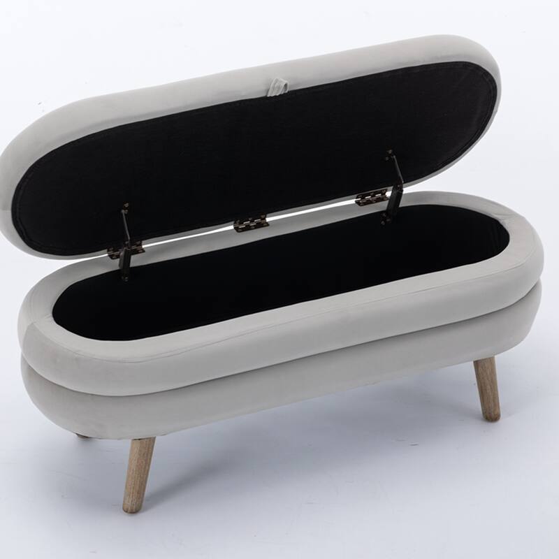 Storage Bench Bedroom Bench With Wood Legs