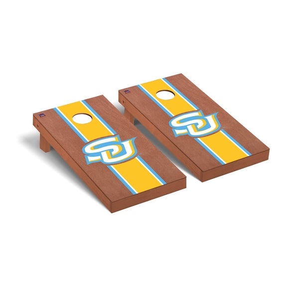slide 2 of 5, Southern Jaguars Rosewood Cornhole Board Set