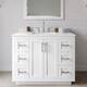 Option White / White Quartz Top / Brushed Nickel Hardware