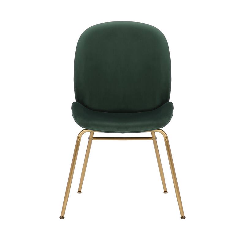 Porthos Home Cace Velvet Gold Leg Dining Chair