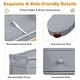 preview thumbnail 13 of 29, Baby Changing Table Infant Diaper with 3 Drawers and Safety Belt-Brown - 35.5" x 23" x 39" (L x W x H)