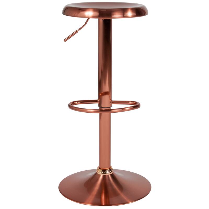 Adjustable Height Retro Barstool - 16"W x 16"D x 23" - 31"H