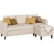 preview thumbnail 2 of 5, Futzca 74" Convertible Sectional Sofa Couch, Small L-Shaped Sofa
