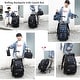 preview thumbnail 3 of 10, Boys Rolling Backpacks Kids'Luggage Wheeled Backpack for School Boys Trolley Bags Space-Galaxy Roller Bookbag with Lunch Bag