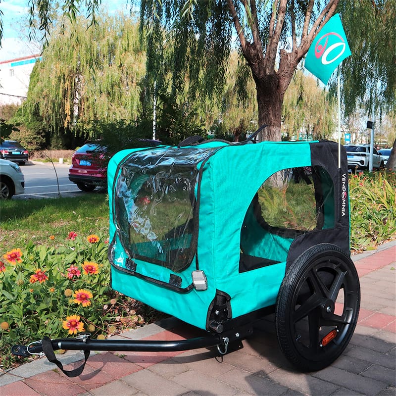 Outdoor Pet Jogging Stroller Foldable Dog Carriers Bicycle Trailer