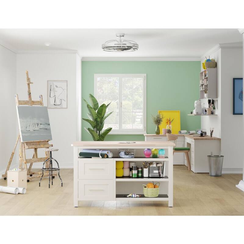 Bastrop Collection 26 in. Three-Blade Brushed Nickel Transitional Ceiling Fan with 3 Speed Remote Control
