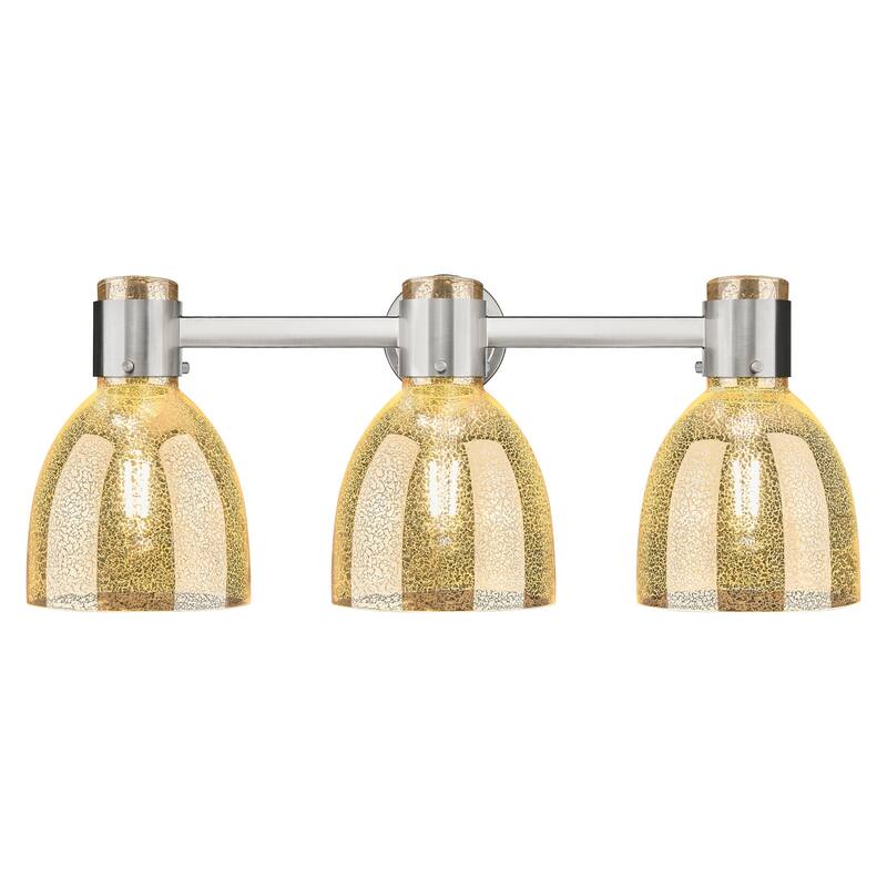 Innovations Lighting 464-3W-G464D-7ME Lawton Bell 3 Light 24" Wide - Satin Nickel